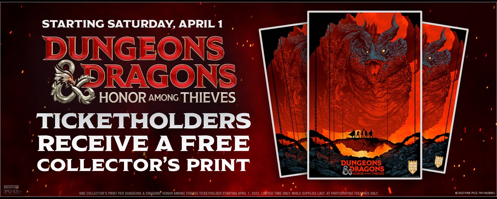 Dungeons & Dragons: Honor Among Thieves Collector's Print Dungeons & Dragons: Honor Among Thieves Collector's Print