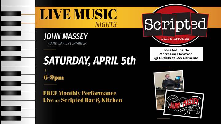 Live Music @ Scripted Bar & Kitchen - San Clemente Live Music @ Scripted Bar & Kitchen - San Clemente